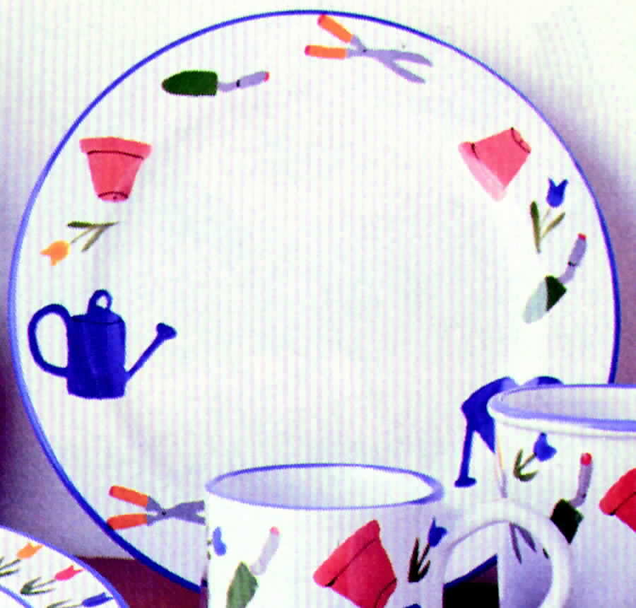 Cheryl's Garden Dinner Plate by Mesa Intl-1
