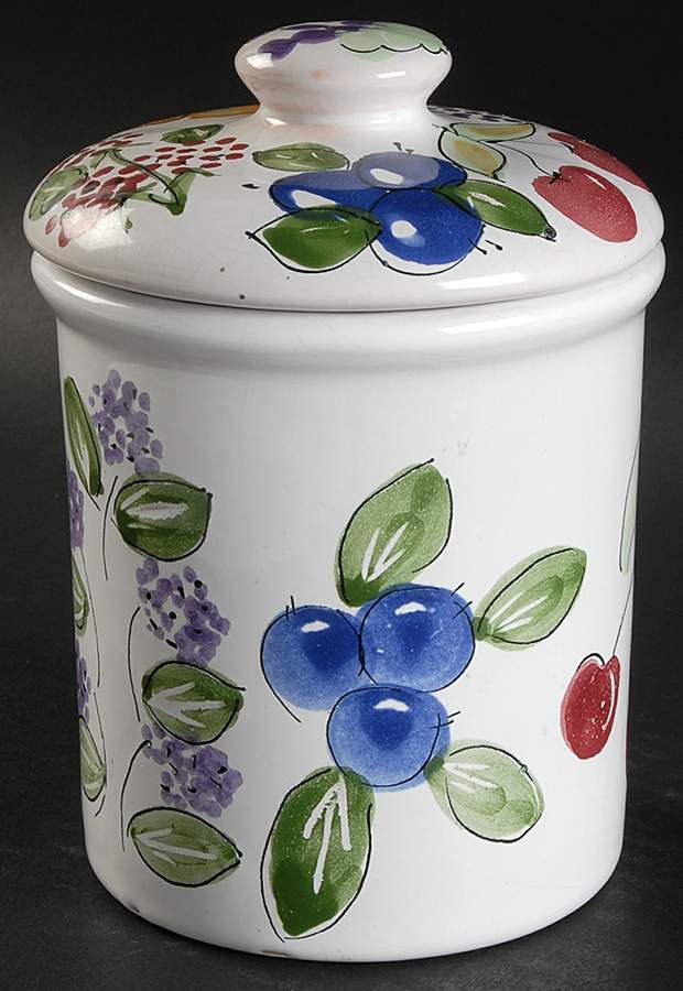 Mixed Berry Small Canister & Lid by Mesa Intl-1