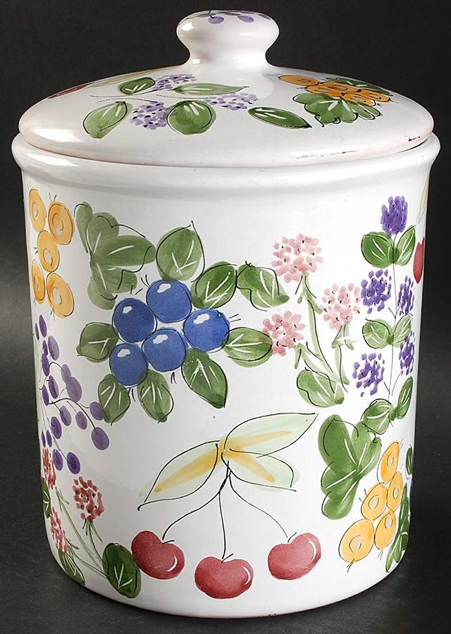 Mixed Berry Large Canister & Lid by Mesa Intl-1