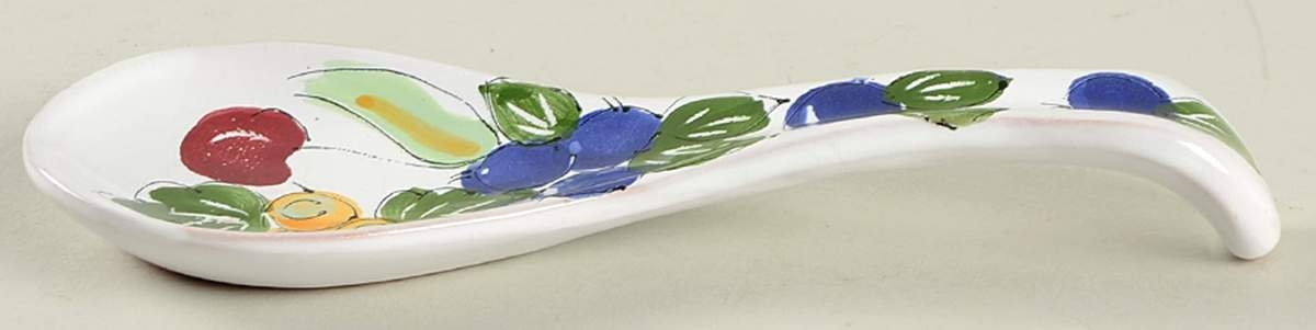 Mixed Berry Spoon Rest/Holder (Holds 1 Spoon) by Mesa Intl-1