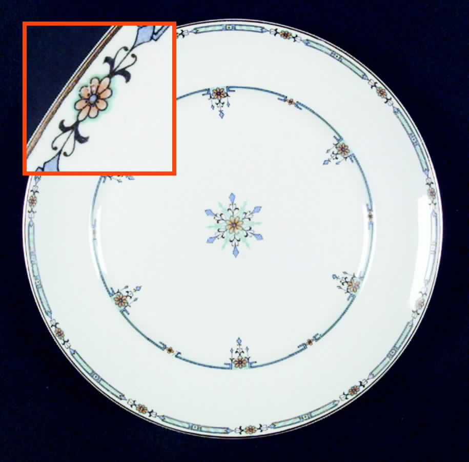 Fairhaven Luncheon Plate by Alfred Meakin-1