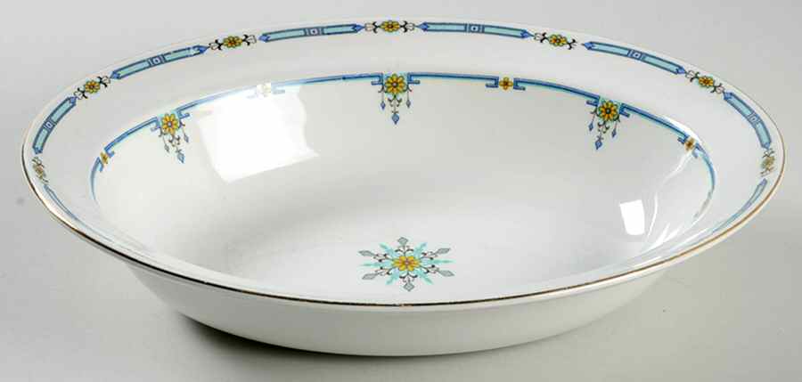 Fairhaven 9" Oval Vegetable Bowl by Alfred Meakin-1