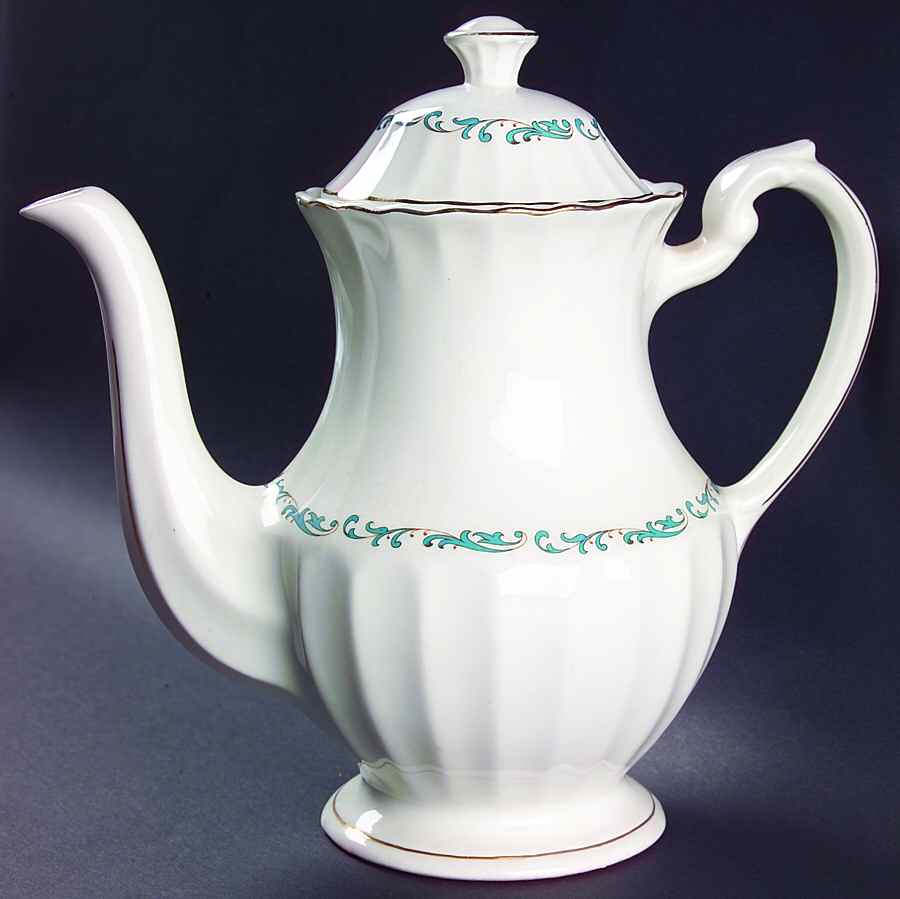 Chateau Coffee Pot & Lid by J & G Meakin-1