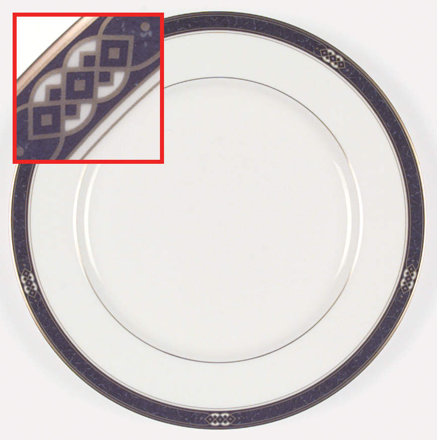 Ebony Crest Dinner Plate by Mikasa-1
