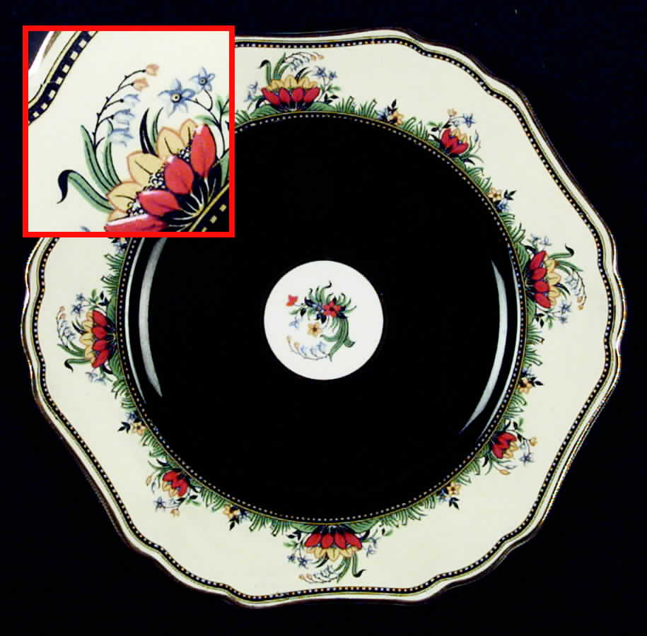 Lily Luncheon Plate by John Maddock & Sons-1