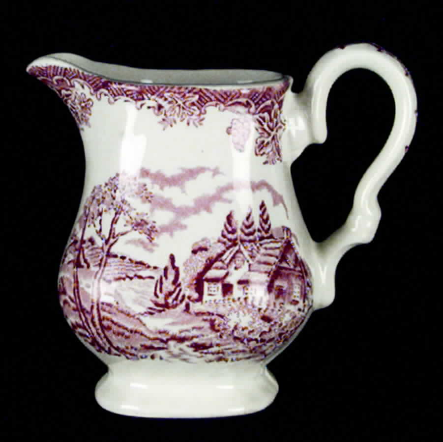 The Brook Red Creamer by Myott Staffordshire-1