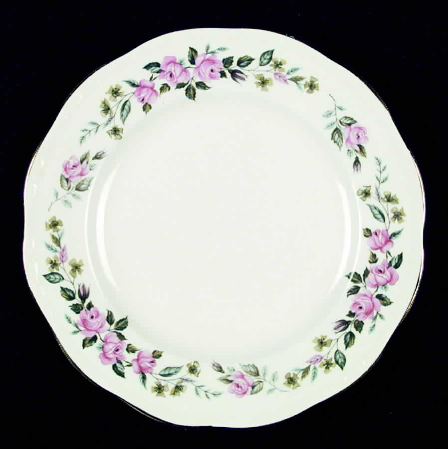Rose Lei Luncheon Plate by Alfred Meakin-1