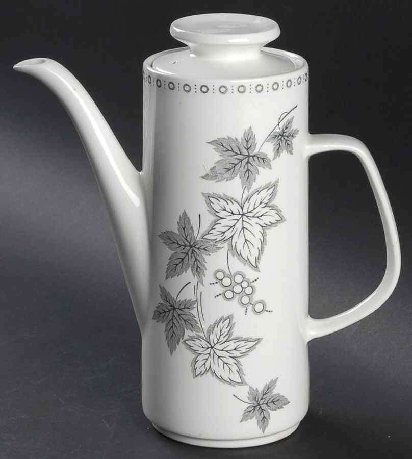 Maplewood Coffee Pot & Lid by J & G Meakin-1