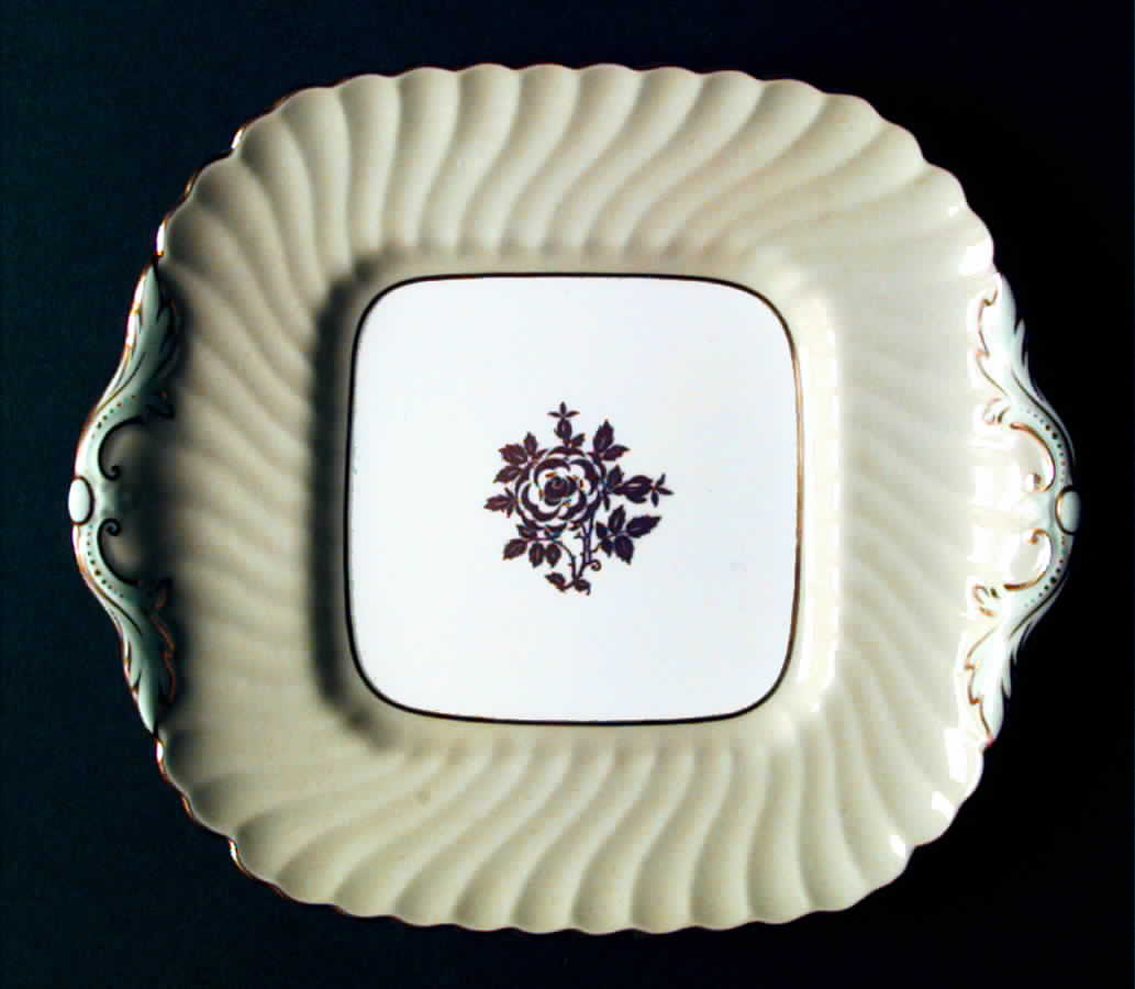 S502 Square Handled Cake Plate by Minton-1