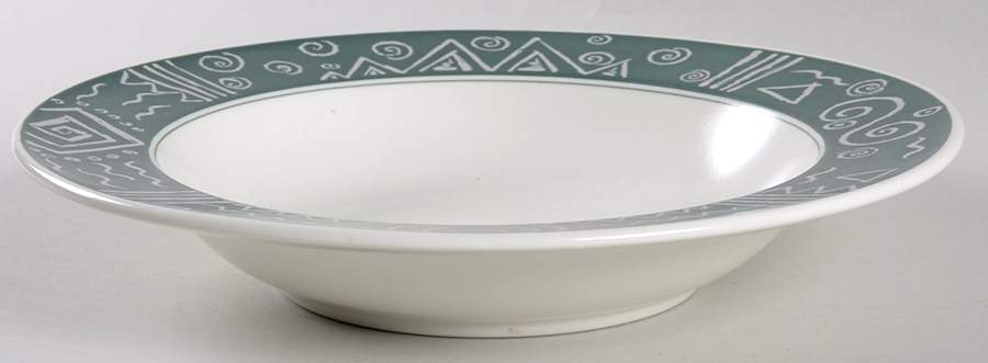 Veracruz Large Rim Soup Bowl by Mikasa-1