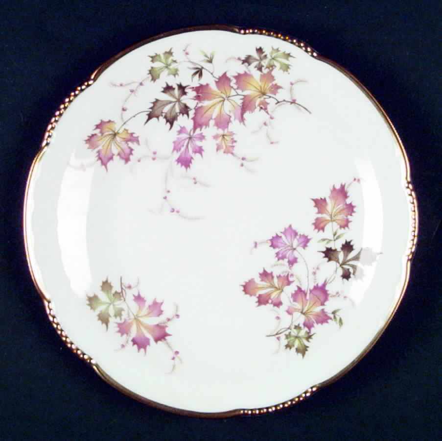Autumn Leaves Salad Plate by Mitterteich-1
