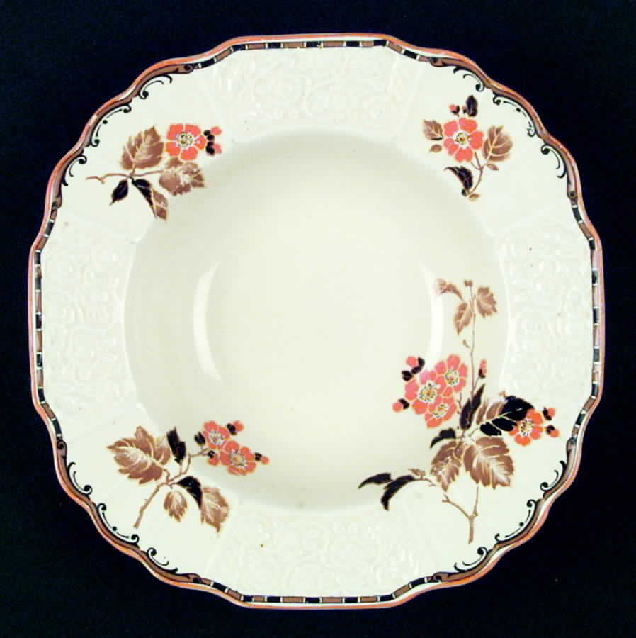 MYO36 Rim Soup Bowl by Myott Staffordshire-1