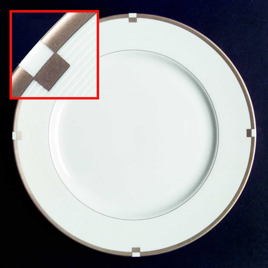 Invitation Gold Dinner Plate by Mikasa-1