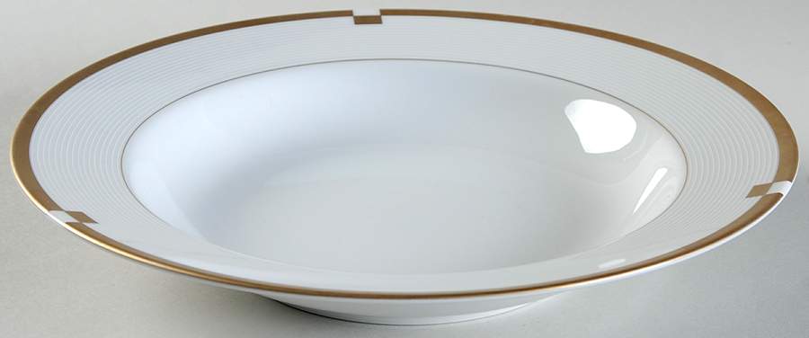 Invitation Gold Rim Soup Bowl by Mikasa-1