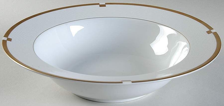 Invitation Gold 10" Round Vegetable Bowl by Mikasa-1