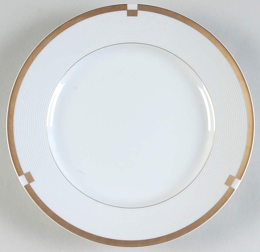 Invitation Gold Salad Plate by Mikasa-1