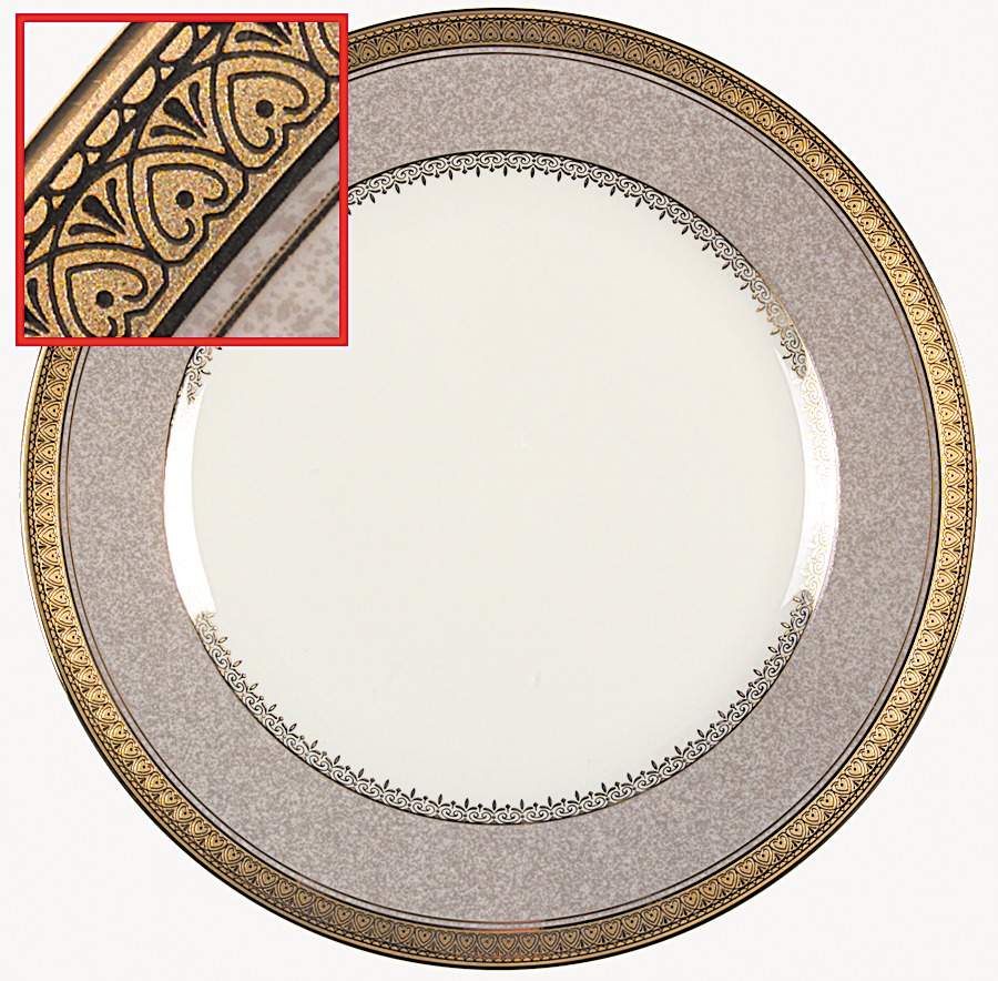 Palatial Gold Accent Luncheon Plate by Mikasa-1