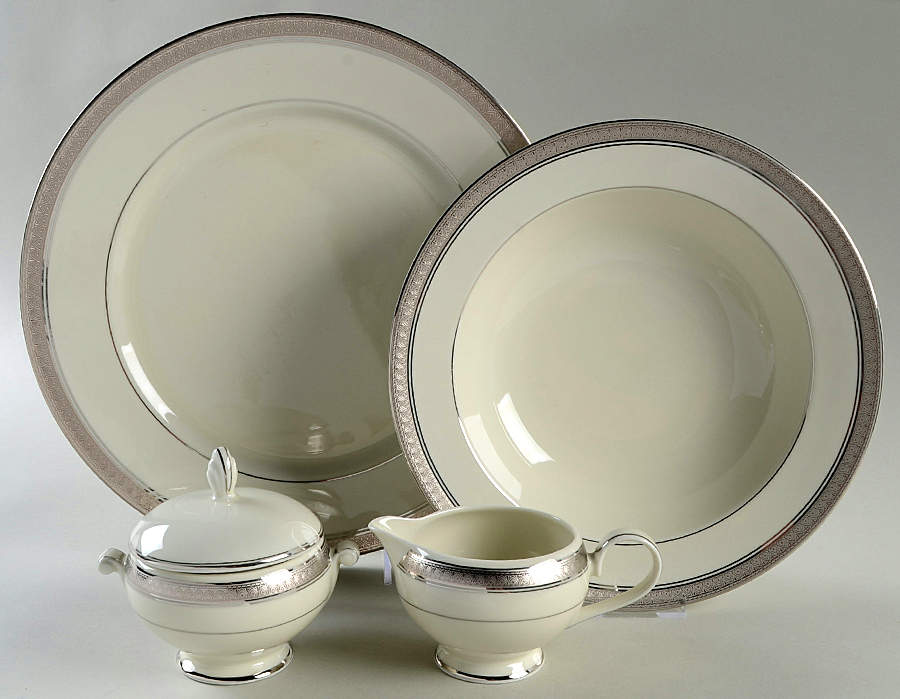Palatial Platinum 5 Piece Hostess Set by Mikasa-1