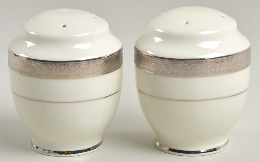 Palatial Platinum Salt & Pepper Set by Mikasa-1