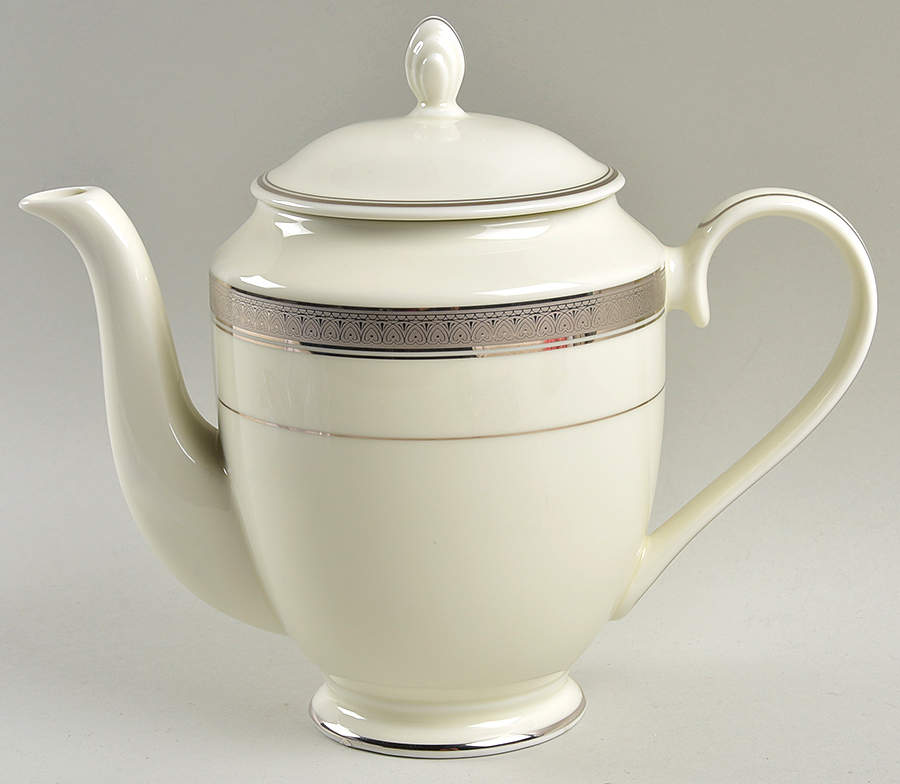 Palatial Platinum Coffee Pot & Lid by Mikasa-1