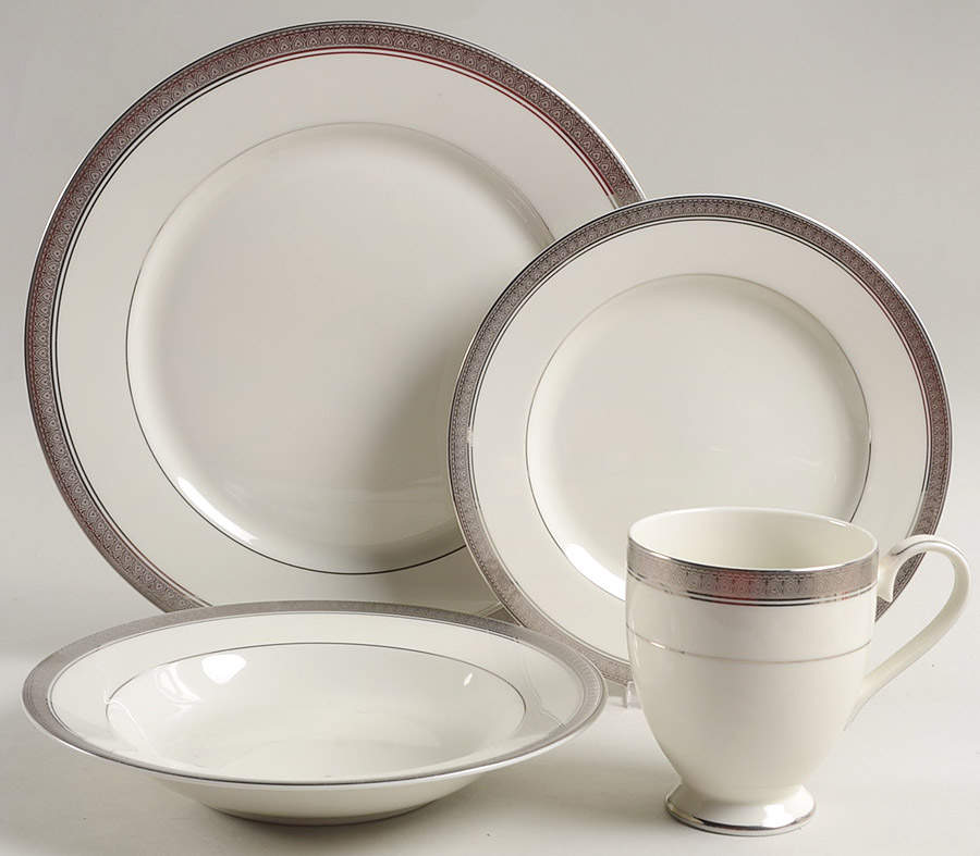 Palatial Platinum 4 Piece Place Setting by Mikasa-1