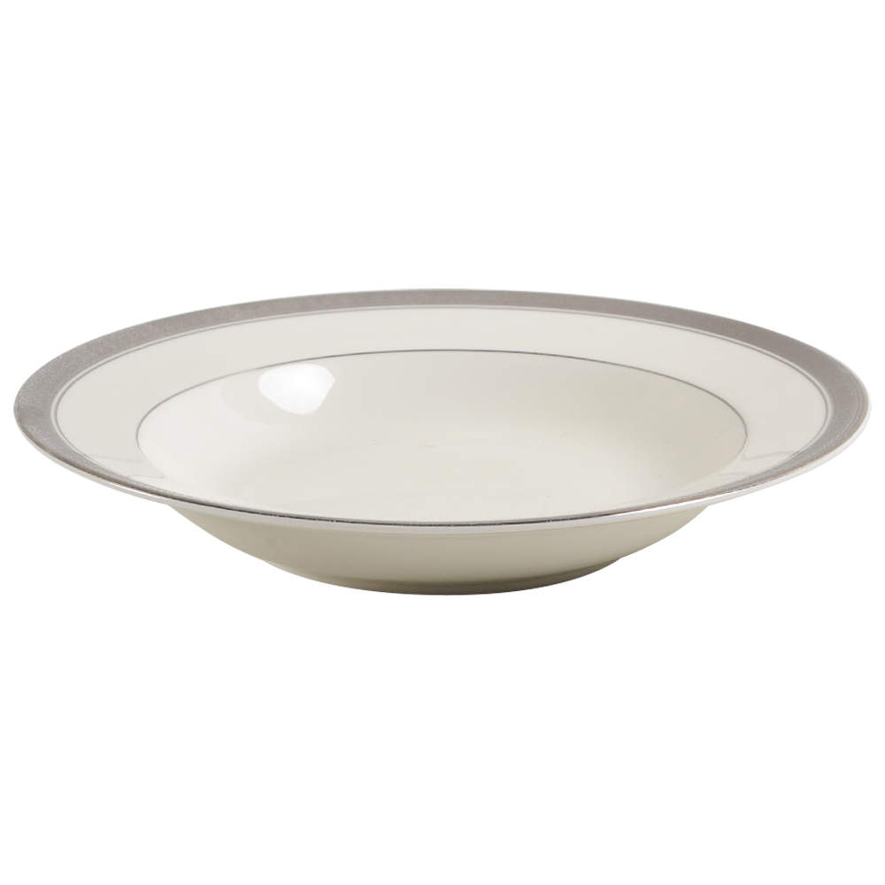 Palatial Platinum Rim Soup Bowl by Mikasa-1