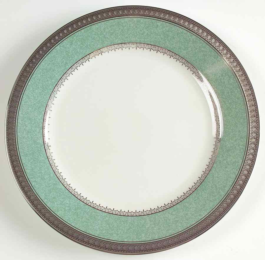 Palatial Platinum Accent Luncheon Plate by Mikasa-1