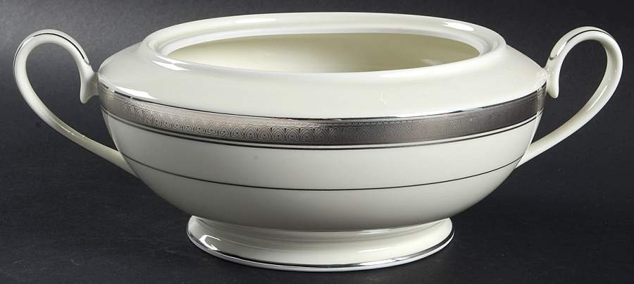 Palatial Platinum 2 Qt Round Covered Casserole No Lid by Mikasa-1