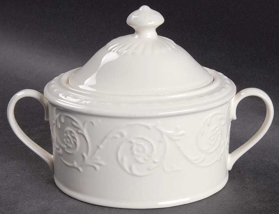 Plaza Lane Sugar Bowl & Lid by Mikasa-1