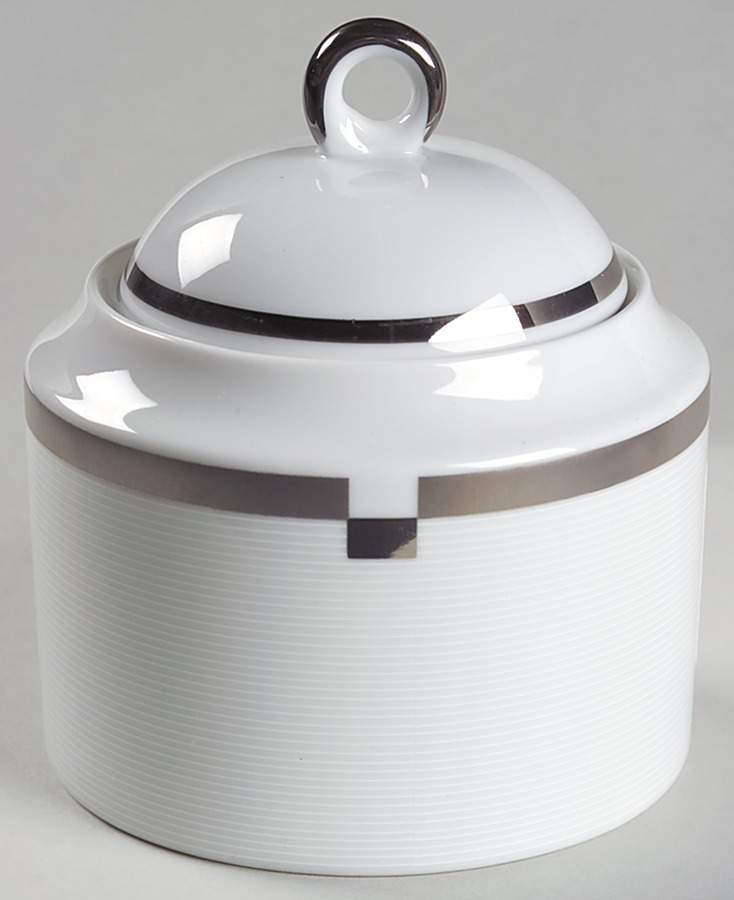 Invitation Platinum Sugar Bowl & Lid by Mikasa-1