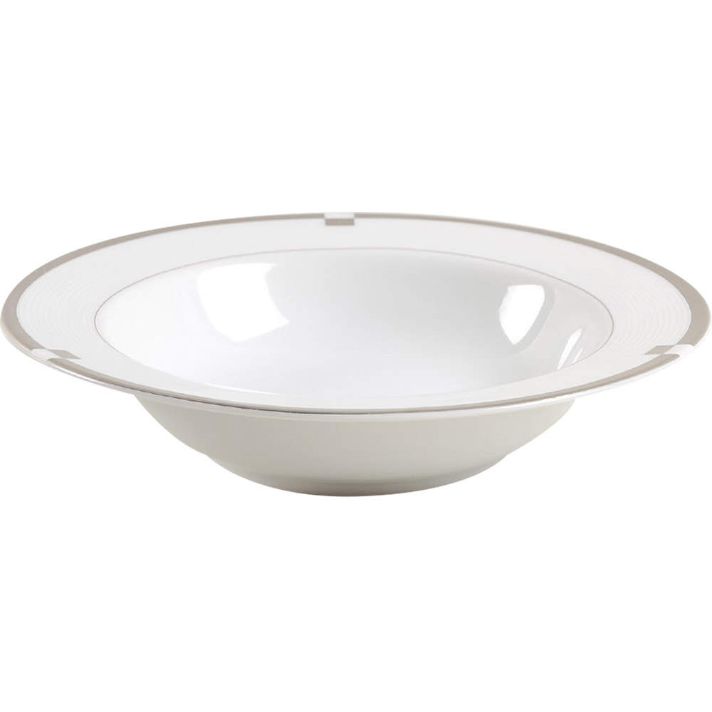 Invitation Platinum Rim Fruit/Dessert (Sauce) Bowl by Mikasa-1