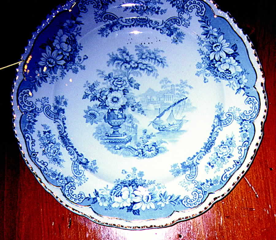 Bombay Blue Dinner Plate by John Maddock & Sons-1