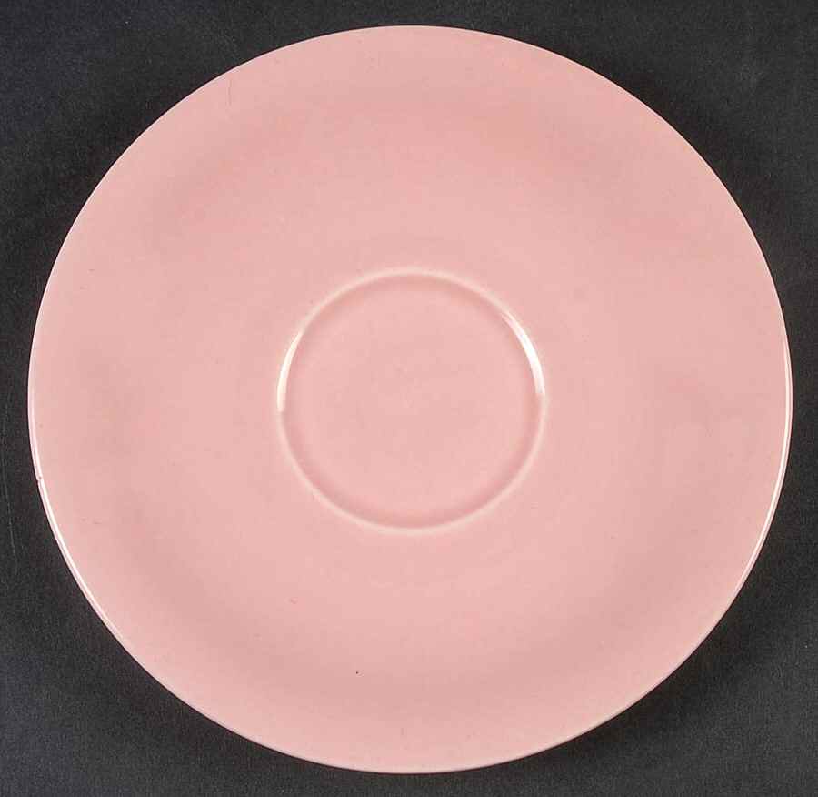 Casual California Dawn Pink Saucer by Metlox - Poppytrail - Vernon-1