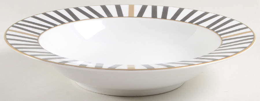 Varsity Black 10" Round Vegetable Bowl by Mikasa-1