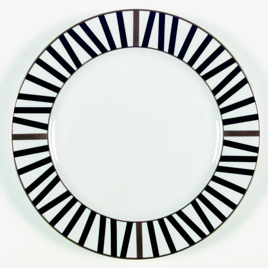 Varsity Black Dinner Plate by Mikasa-1