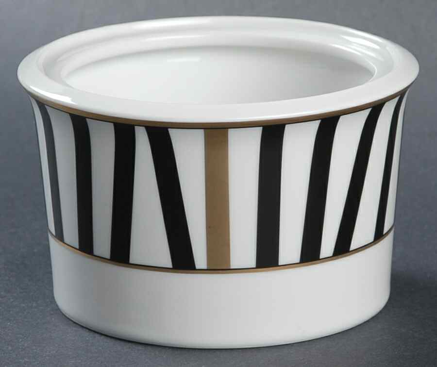 Varsity Black Sugar Bowl No Lid by Mikasa-1