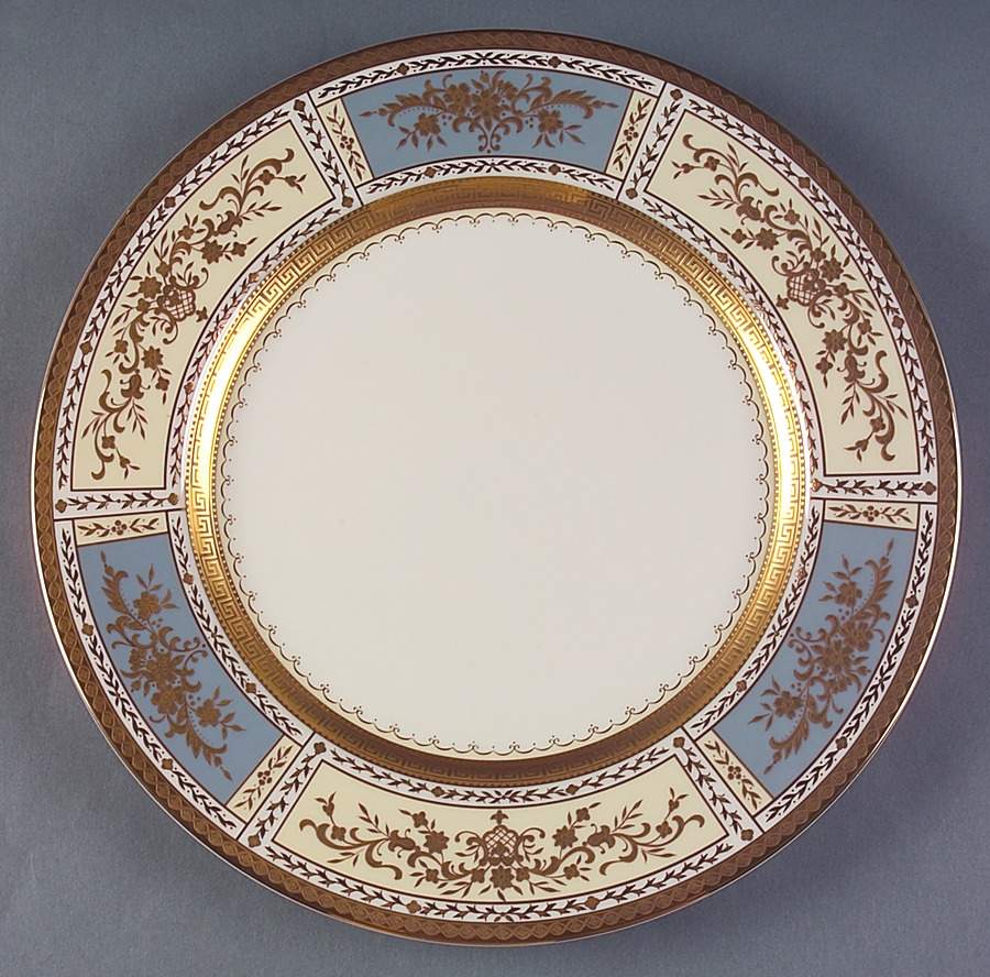 Pompadour Blue 12" Chop Plate (Round Platter) by Mikasa-1