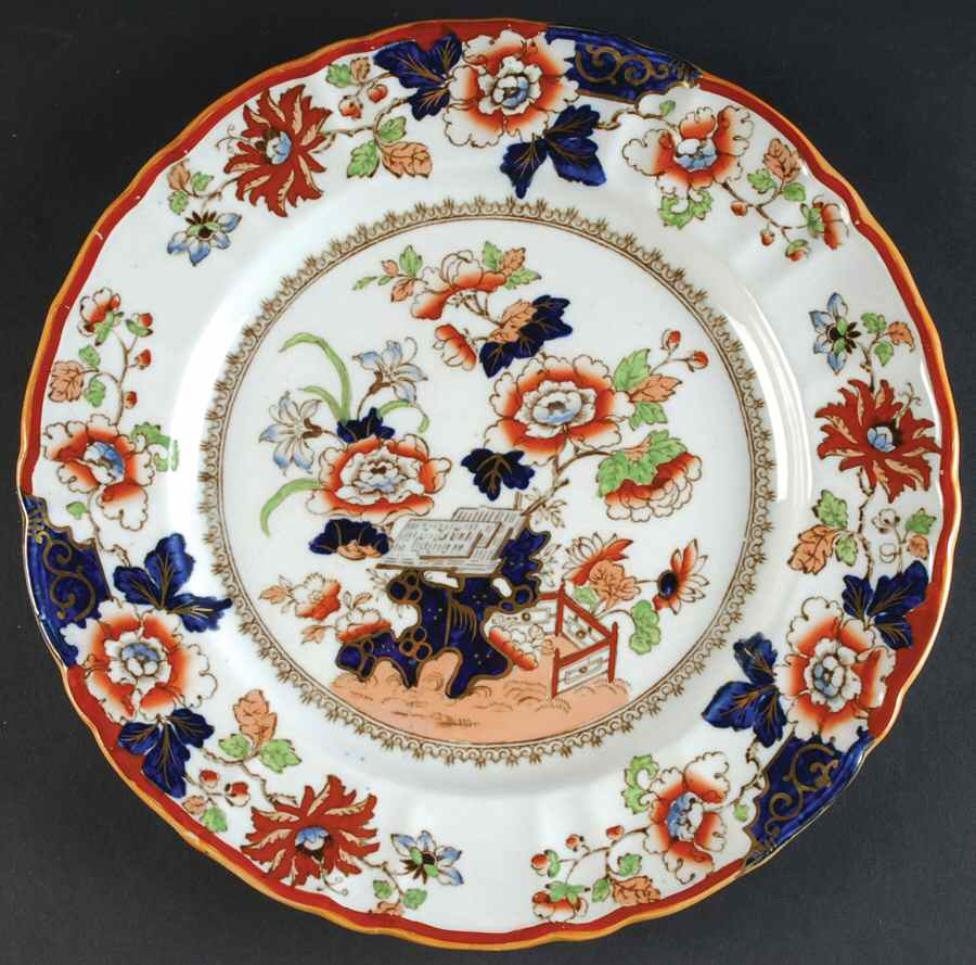 Bible (Blue Bible) Dinner Plate by Mason's-1