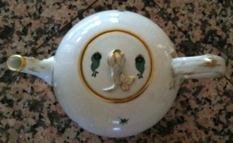 Dragon Green Teapot & Lid by Meissen (Germany)-1