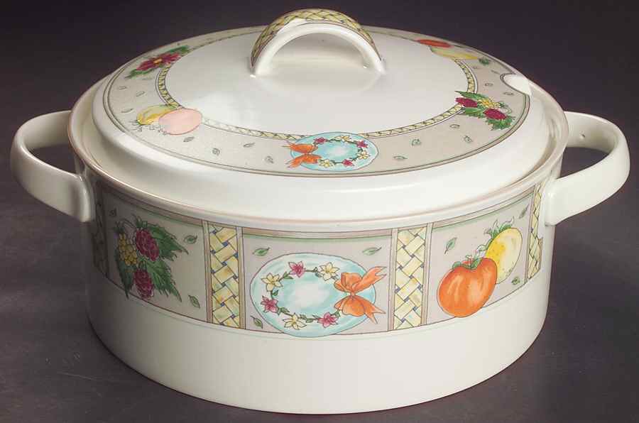 Summer Jewels Tureen &  Lid by Mikasa-1