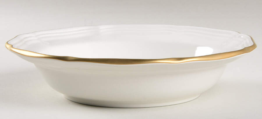 Country Gold Rim Soup Bowl by Mikasa-1