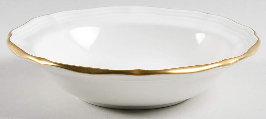 Country Gold Rim Fruit/Dessert (Sauce) Bowl by Mikasa-1