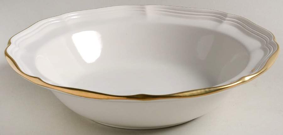 Country Gold 9" Round Vegetable Bowl by Mikasa-1