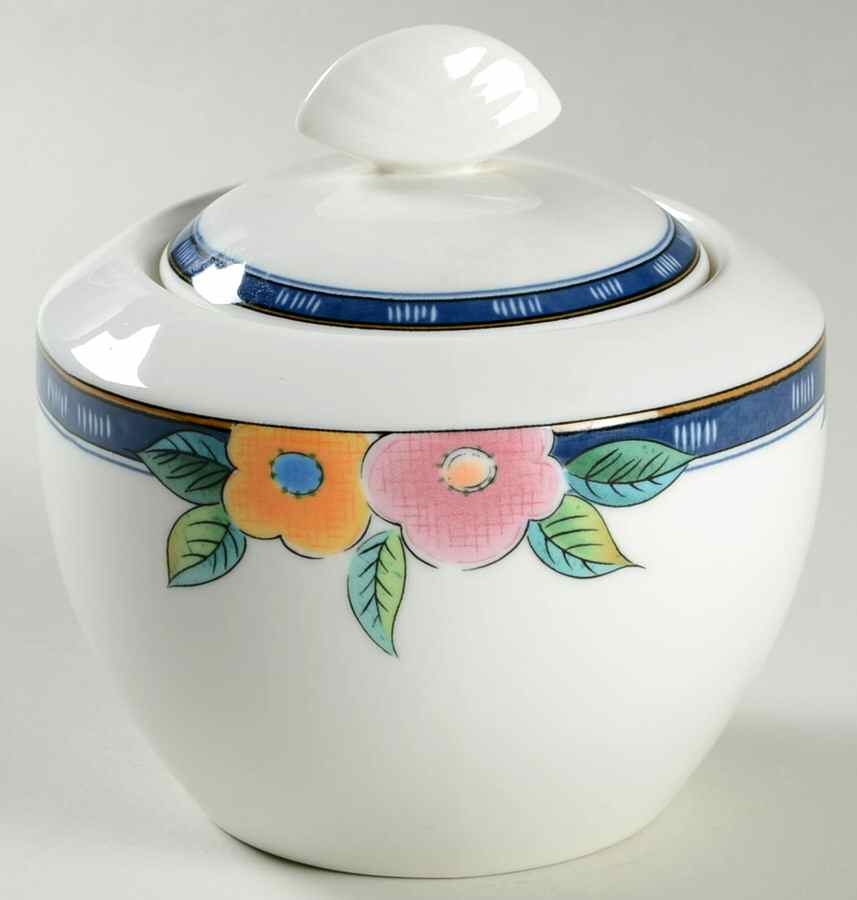 Floral Bliss Sugar Bowl & Lid by Mikasa-1