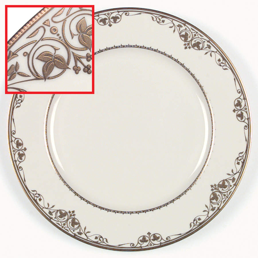 Villa Gold Dinner Plate by Mikasa-1