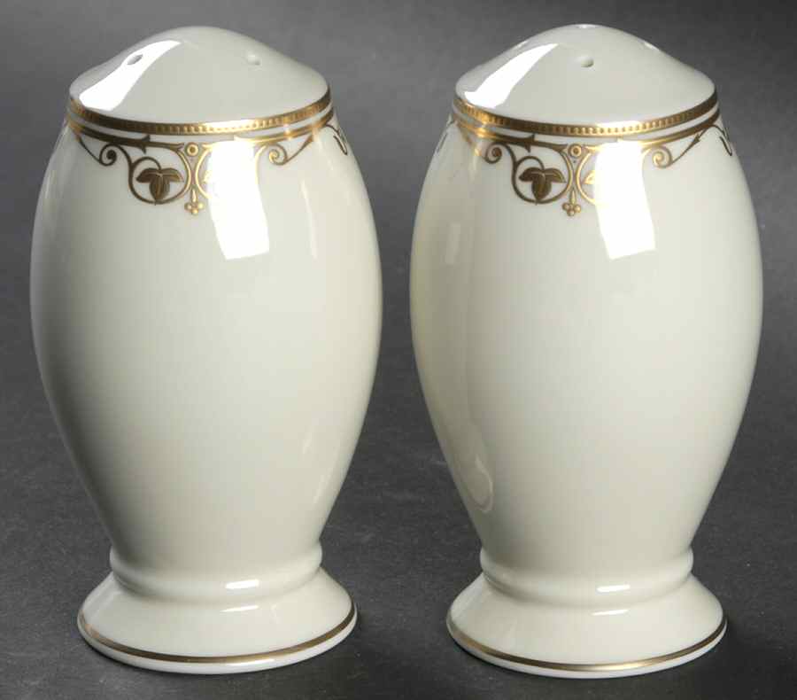 Villa Gold Salt & Pepper Set by Mikasa-1