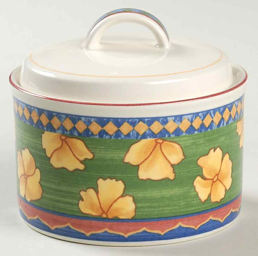 Acapulco Sugar Bowl & Lid by Mikasa-1
