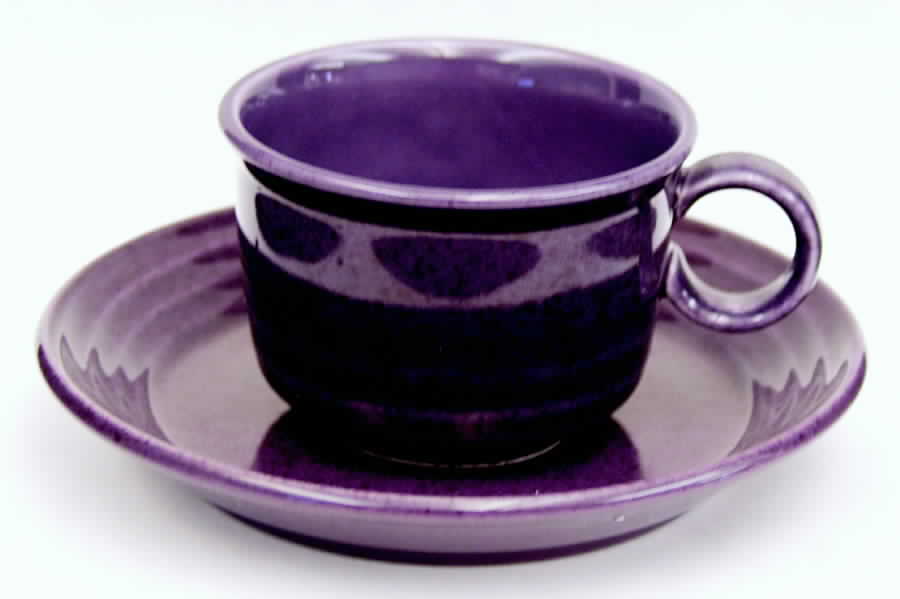 Amethyst Flat Demitasse Cup & Saucer Set by Mikasa-1