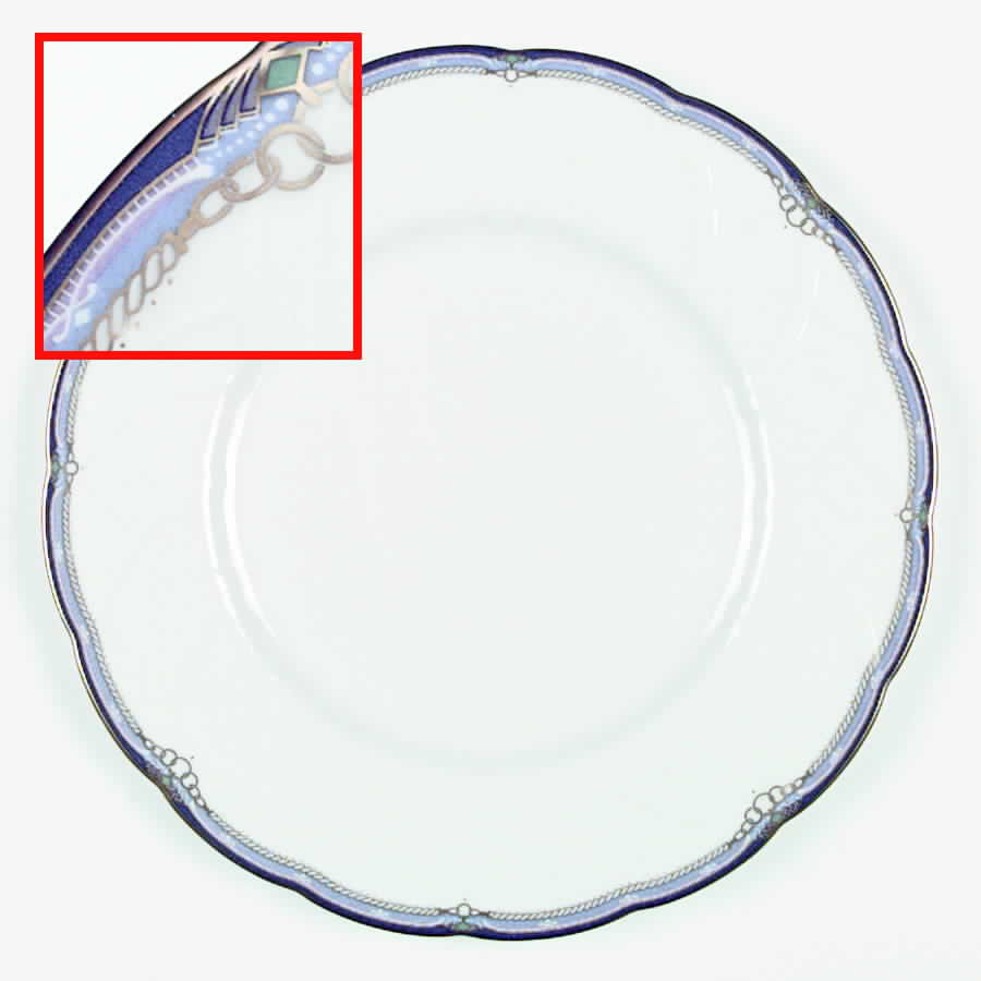 Golden Bracelet Dinner Plate by Mikasa-1