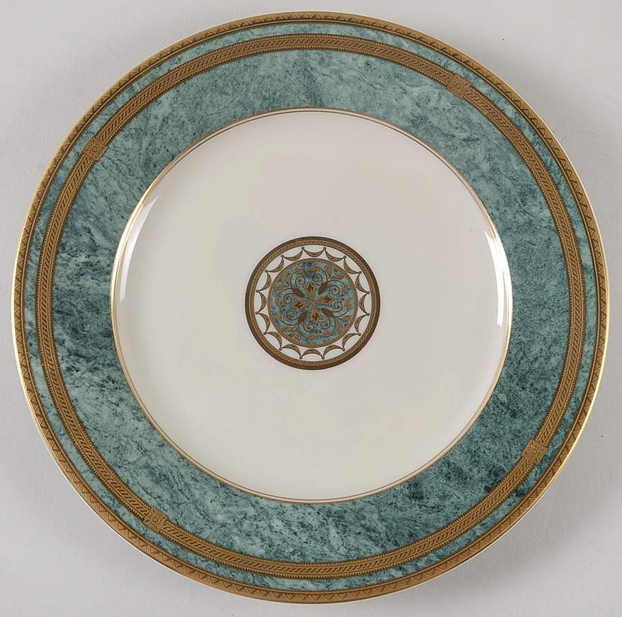 Celadon Florentine Salad Plate by Mikasa-1